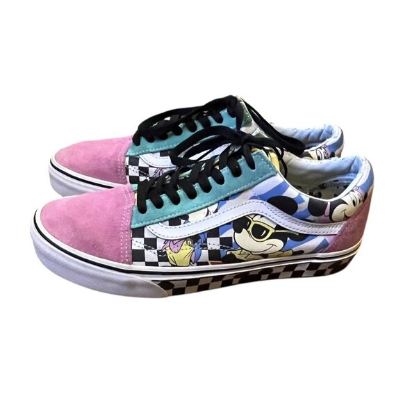 Vans X Disney Old Skool 80's Mickey Shoes 90th Anniversary Women 10, Men 8.5 - Picture 2 of 8